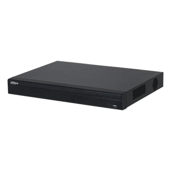 نمای جلوی ضبط‌کننده شبکه Dahua NVR4232‑4KS3 با چراغ‌های LED وضعیت